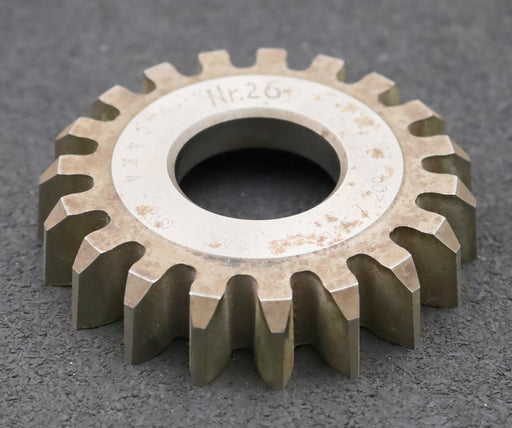 Bild des Artikels PWS-Scheibenschneidrad-m=-4mm-EGW-20°-Z=-19-BP-II-Ø86x18xØ1-1/4"-gebraucht