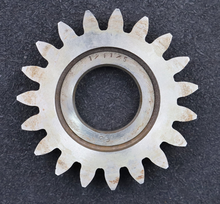 Bild des Artikels PWS-Scheibenschneidrad-m=-4mm-EGW-20°-Z=-19-BP-II-Ø86x18xØ1-1/4"-gebraucht