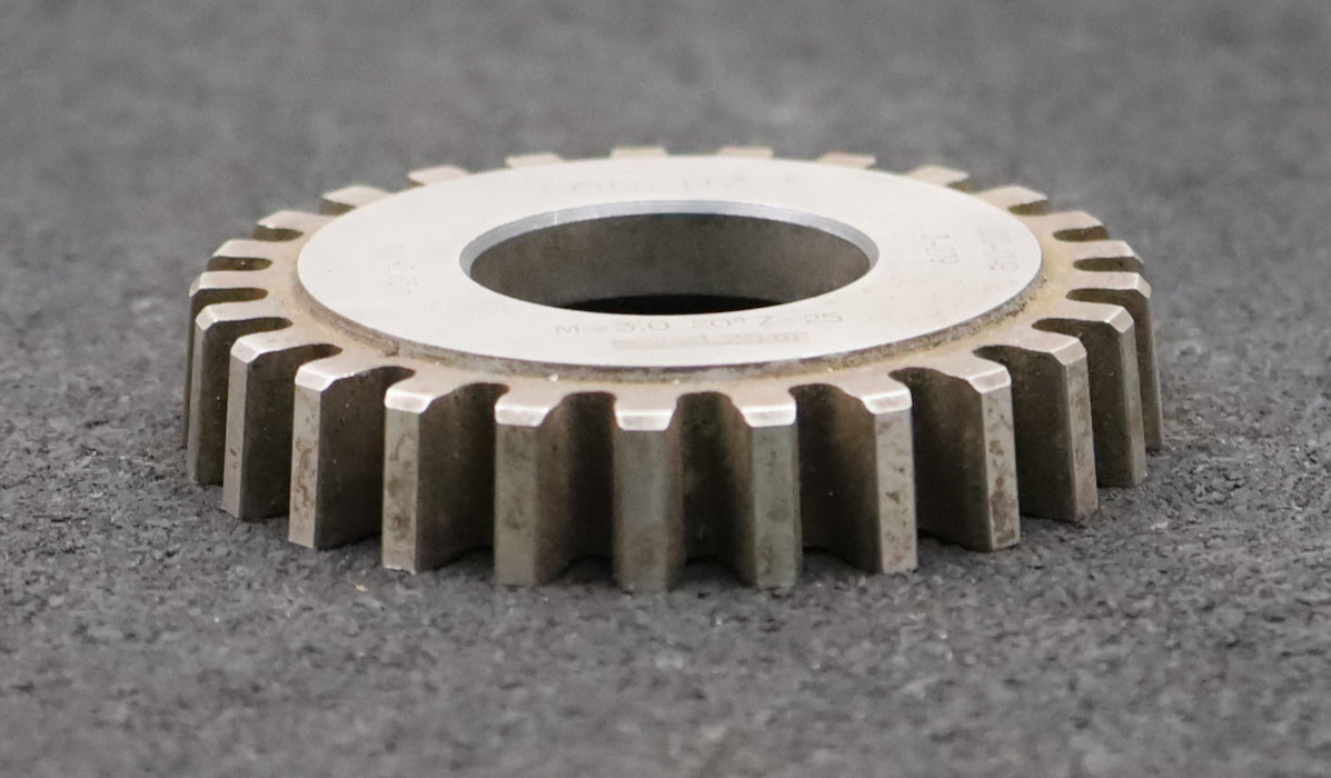 Bild des Artikels LORENZ-Scheibenschneidrad-m=-3mm-EGW-20°-Z=-25-hkw=-0,65m-Ø79x15xØ1-1/4"