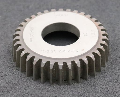 Bild des Artikels LORENZ-Scheibenschneidrad-m=-2,25mm-EGW-20°-Z=-34-Kh=-1,25xm-Ø83x21xØ1-1/4"