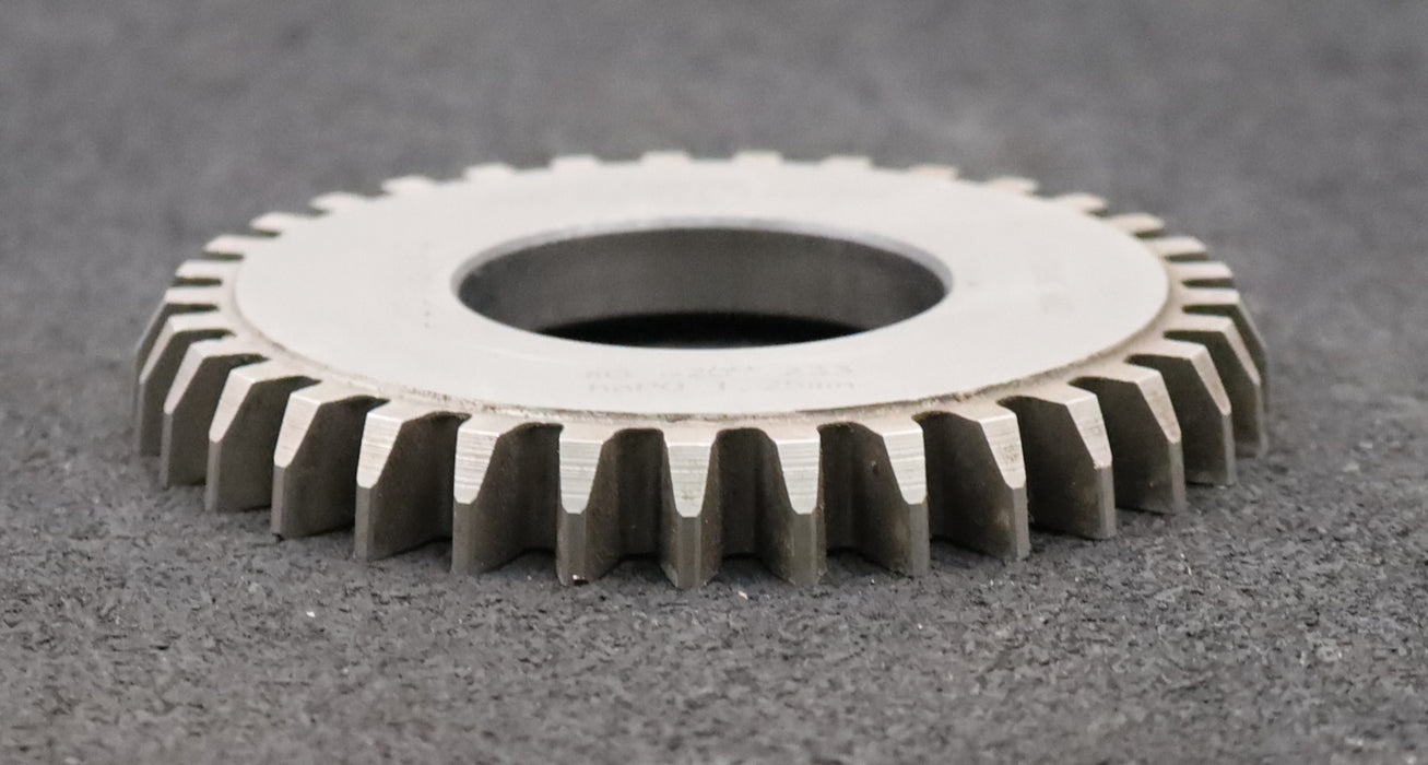 Bild des Artikels LORENZ-Scheibenschneidrad-m=-3mm-EGW-20°-Z=-33-haP0-1,25m-BP-II-Ø106x13xØ1-3/4"