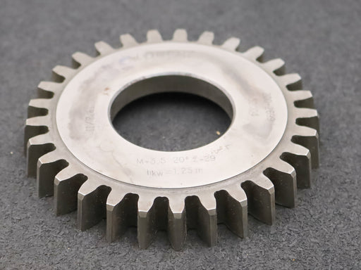 Bild des Artikels LORENZ-Scheibenschneidrad-m=-3,5mm-EGW-20°-Z=-29-hkw=-1,25m-BP-II-DIN3972