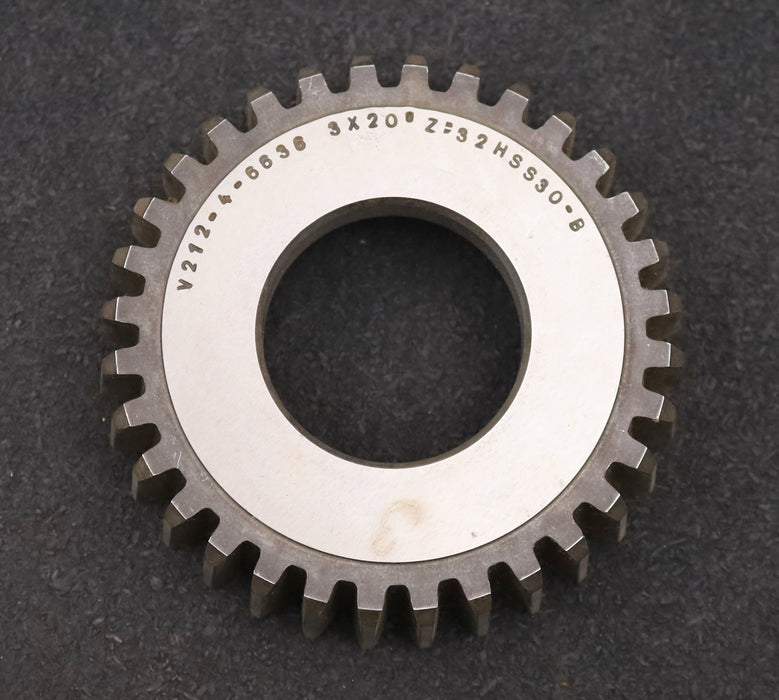Bild des Artikels Scheibenschneidrad-m=-3mm-EGW-20°-Z=-32-Ø104x26xØ1-3/4"-Qualität-B-HSS30