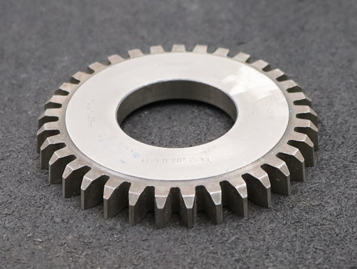 Bild des Artikels LORENZ-Scheibenschneidrad-m=-3,0mm-EGW-20°-Z=-33-hkw=-1,25m-Ø106x13xØ1-3/4"