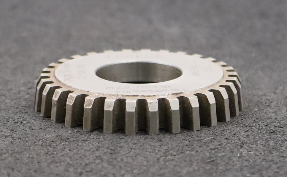 Bild des Artikels LORENZ-Scheibenschneidrad-m=-2,5mm-EGW-20°-Z=-30-ha0=-0,65m-Ø77x12xØ1-1/4''