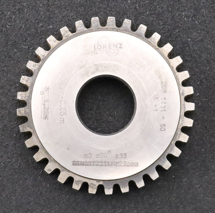 Bild des Artikels LORENZ-Scheibenschneidrad-m=-3mm-EGW-20°-Z=-33-ha0=-0,65m-Ø103x21xØ1-1/4''