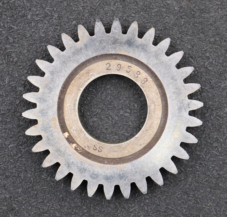 Bild des Artikels Scheibenschneidrad-m=-2,5mm-EGW-20°-Z=-30-Zahnkopfhöhe-3,12mm-Ø81x12xØ1-1/4''