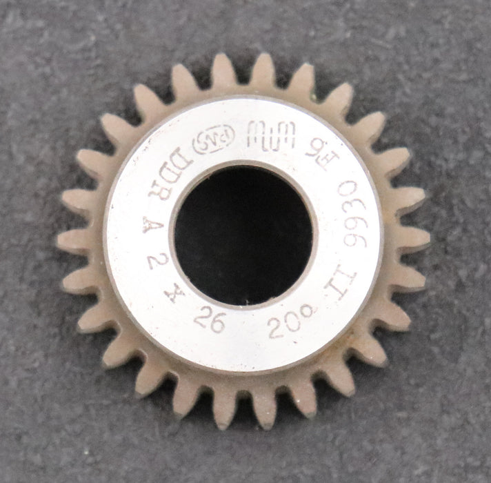 Bild des Artikels PWS-Glockenschneidrad-m=-2mm-EGW-20°-Z=-26-BP-II-Ø58x32xØ20mm-Qualität-A