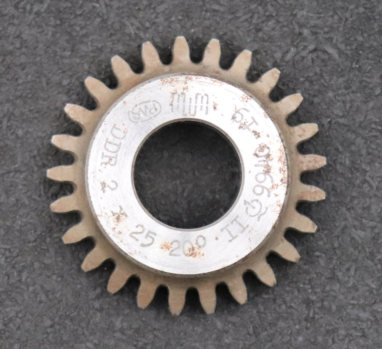 Bild des Artikels PWS-Glockenschneidrad-m=-2mm-EGW-20°-Z=-25-BP-II-Ø54x17xØ20mm-gebraucht