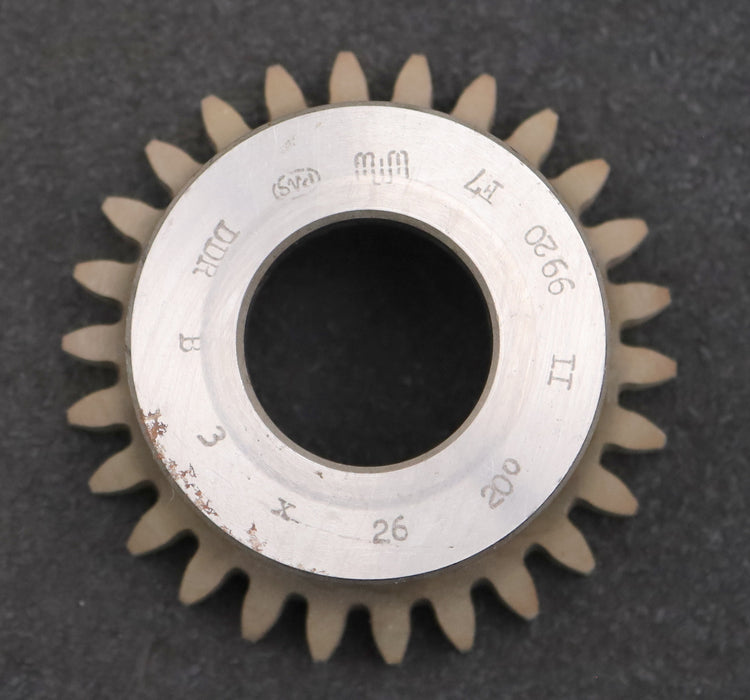 Bild des Artikels PWS-Glockenschneidrad-m=-3mm-EGW-20°-Z=-26-BP-II-Ø86x37xØ1-1/4''-Qualität-B
