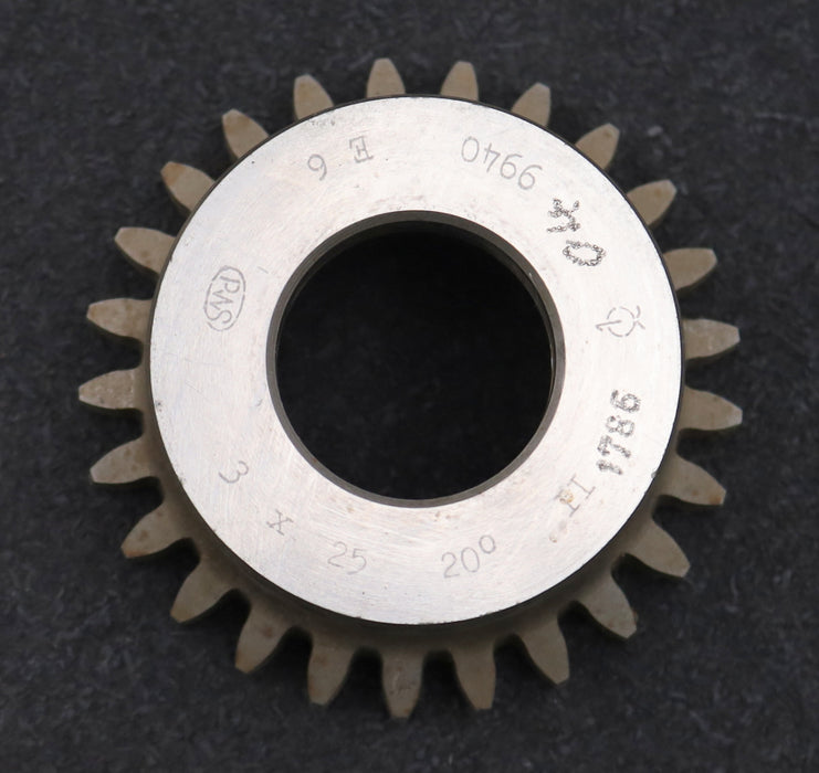 Bild des Artikels PWS-Glockenschneidrad-m=-3mm-EGW-20°-Z=-25-BP-II-Ø84x35xØ1-1/4''-gebraucht