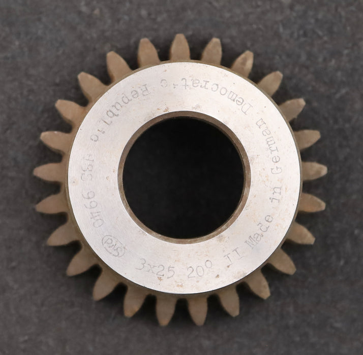 Bild des Artikels PWS-Glockenschneidrad-m=-3mm-EGW-20°-Z=-25-BP-II-Ø84x43xØ1-1/4''-gebraucht