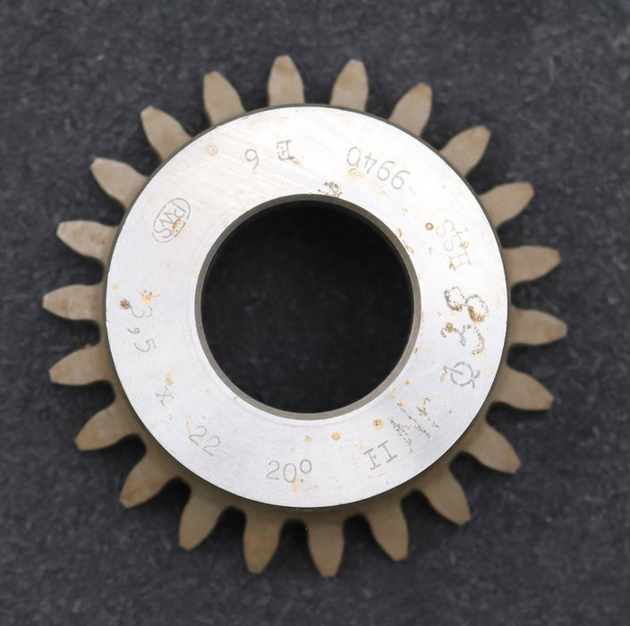 Bild des Artikels PWS-Glockenschneidrad-m=-3,5mm-EGW-20°-Z=-22-BP-II-Ø86x33xØ1-1/4''-gebraucht