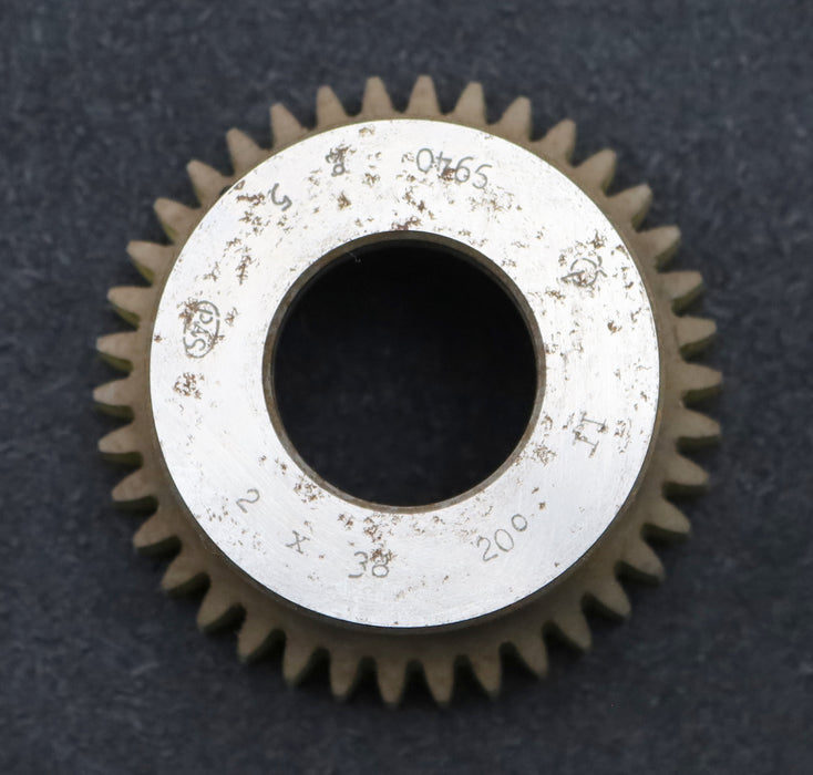 Bild des Artikels PWS-Glockenschneidrad-m=-2mm-EGW-20°-Z=-38-BP-II-Ø81x40xØ1-1/4''-gebraucht