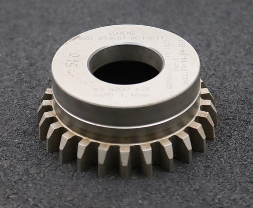 Bild des Artikels LORENZ-Glockenschneidrad-m=-3mm-EGW-20°-Z=-25-haP0=-1,116mn-Güteklasse-AA