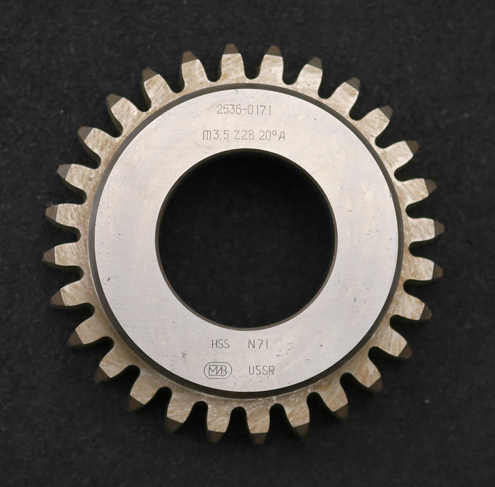 Bild des Artikels MIZ-Glockenschneidrad-m=-3,5mm-EGW-20°-Z=-28-Ø109x32xØ1-3/4''-Qualität-A-HSS