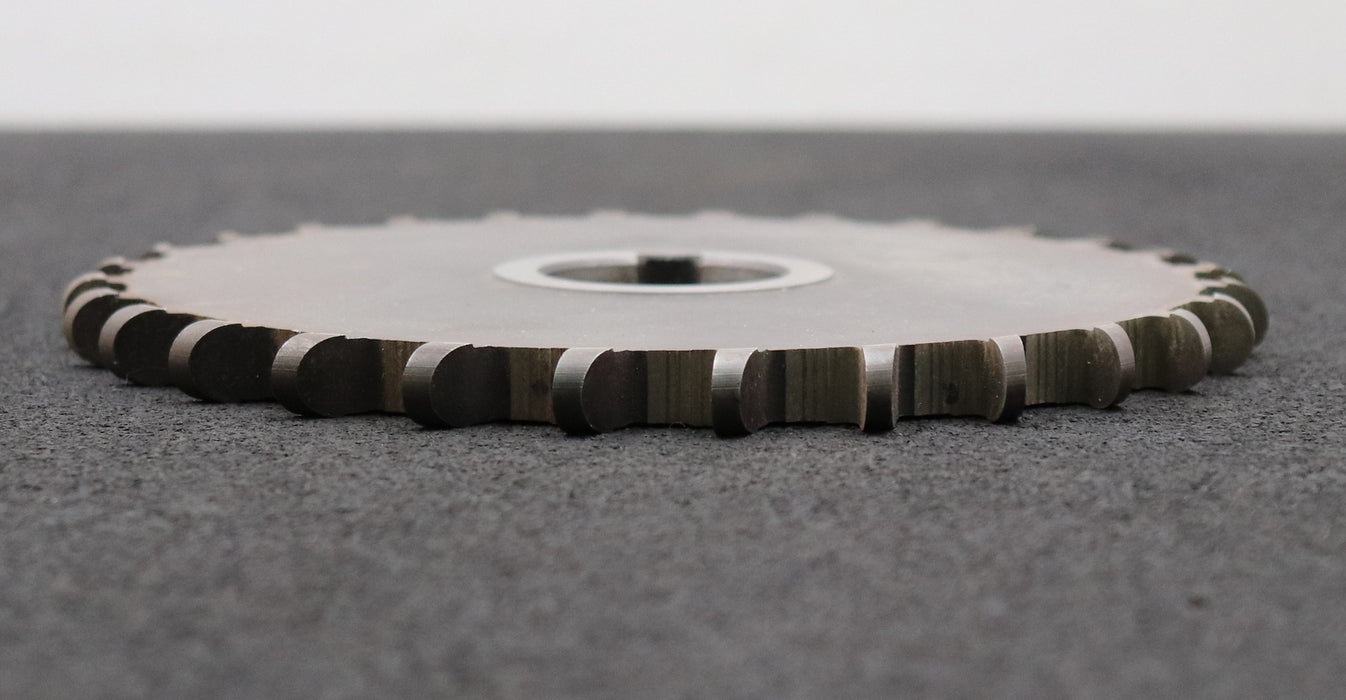 Bild des Artikels MAY-Halbrund-Formfräser-konvex-Radiusfräser-Radius-6mm-Ø196x12xØ40mm-LKN-HSS