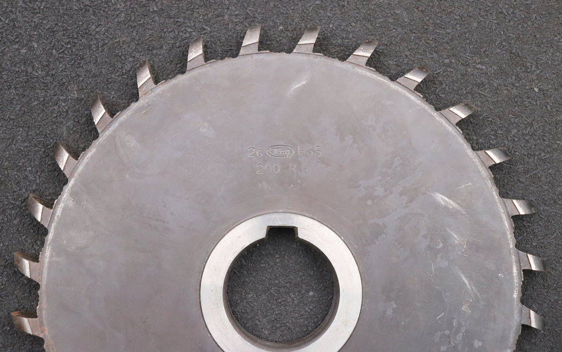 Bild des Artikels MAY-Halbrund-Formfräser-konvex-Radiusfräser-Ø196x12xØ40mm-mit-LKN-HSS-Radius-6mm