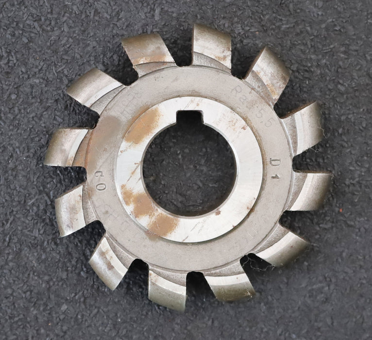 Bild des Artikels REISHAUER-Halbrund-Formfräser-konvex-Radiusfräser-Radius-5,5mm-Ø70x11xØ22mm-LKN