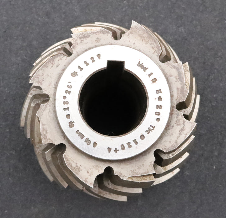 Bild des Artikels STOCK-Schneckenrad-Wälzfräser-worm-wheel-hob-m=-10,0mm-EGW-20°-Ø147x161xØ40mm
