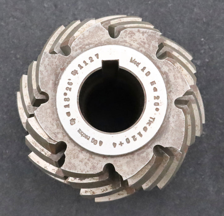 Bild des Artikels STOCK-Schneckenrad-Wälzfräser-worm-wheel-hob-m=-10,0mm-EGW-20°-TeilkreisØ-120mm