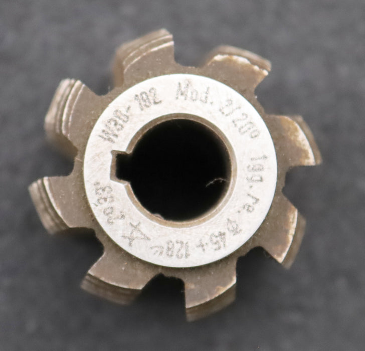 Bild des Artikels KLINGELNBERG-Schneckenrad-Wälzfräser-worm-wheel-hob-m=-2mm-EGW-20°-TeilkreisØ-45