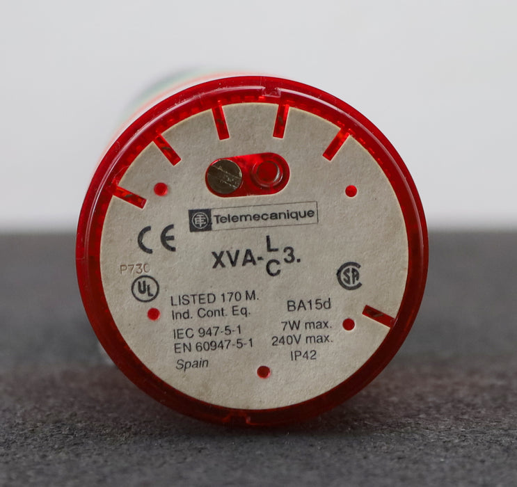 Bild des Artikels TELEMECANIQUE-Signalleuchte-3-farbig-auf-Aluständer-Höhe-gesamt-59cm-gebraucht