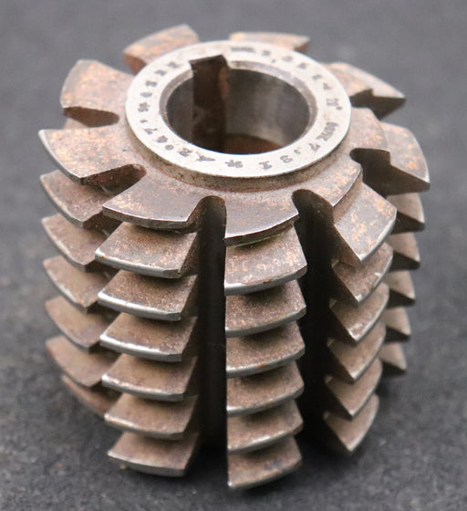 Bild des Artikels R.STOCK-Zahnrad-Wälzfräser-gear-hob-m=-3,25mm-EGW-20°-Ø74x71xØ27mm-mit-LKN