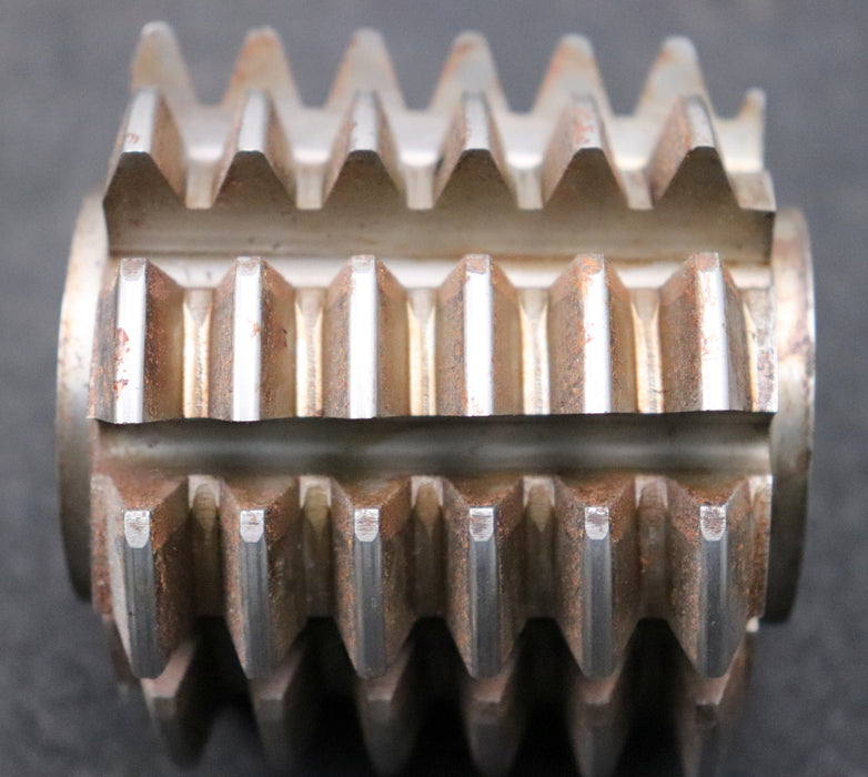 Bild des Artikels R.STOCK-Zahnrad-Wälzfräser-gear-hob-m=-3,25mm-EGW-20°-Ø74x71xØ27mm-mit-LKN