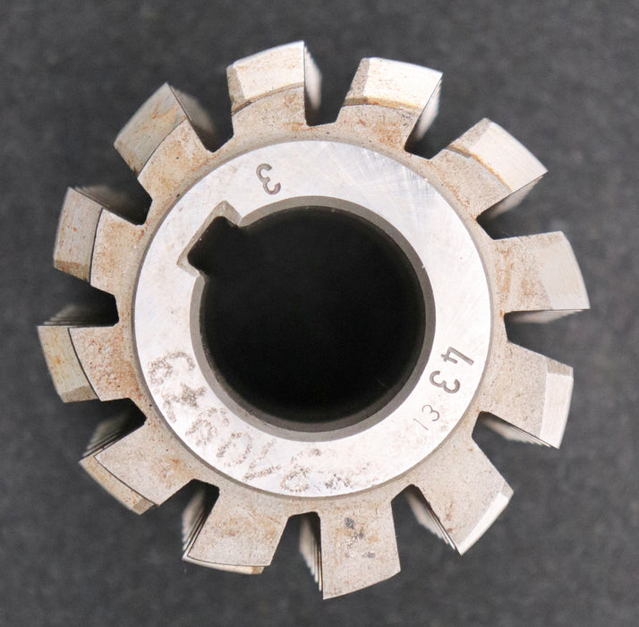 Bild des Artikels PWS-Zahnrad-Wälzfräser-gear-hob-m=-3,0mm-EGW-20°-BPII-DIN-3972-Ø80x70xØ32mm