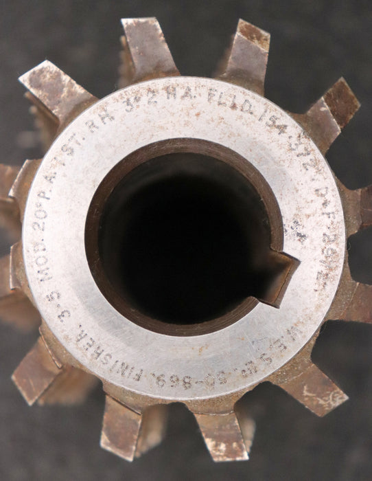 Bild des Artikels Zahnrad-Wälzfräser-gear-hob-m=-3,5mm-EGW-20°-Ø73x76xØ27mm-mit-LKN-1gg.-Rechts