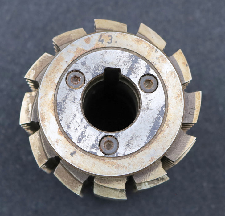 Bild des Artikels PWS-Zahnrad-Wälzfräser-gear-hob-m=-2,75mm-EGW-20°-Ø92x97xØ27mm-mit-LKN