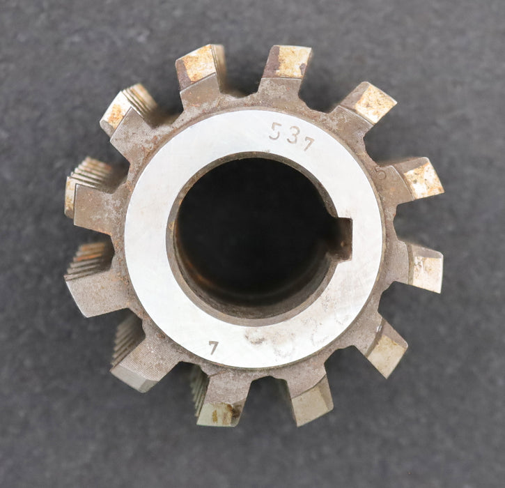 Bild des Artikels PWS-Zahnrad-Wälzfräser-gear-hob-m=-3,0mm-EGW-20°-BPII-nach-DIN-3972-Ø81x70xØ32mm