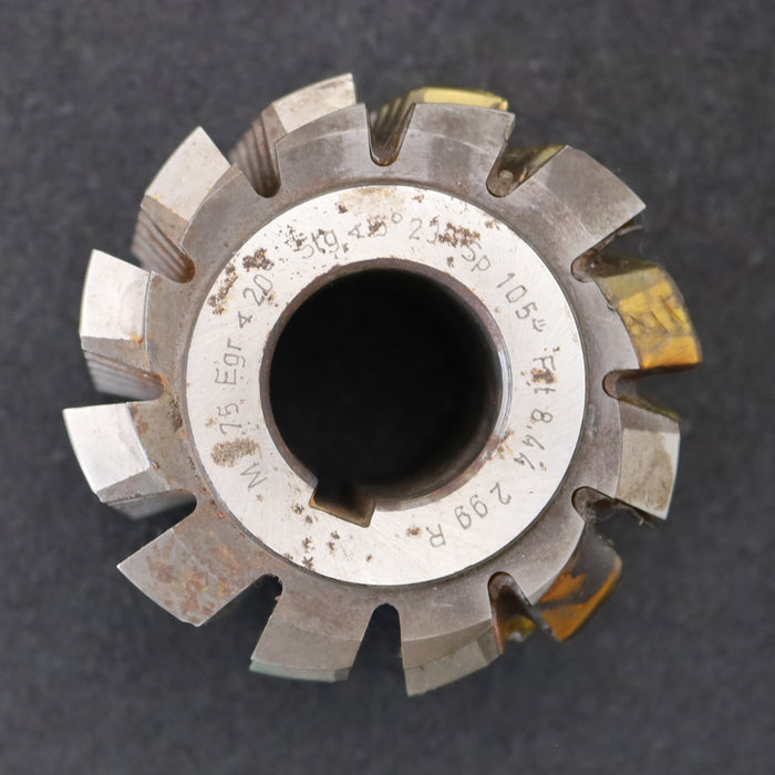 Bild des Artikels GPS-Zahnrad-Wälzfräser-gear-hob-m=-3,75mm-EGW-20°-BPIII-nach-DIN-3972