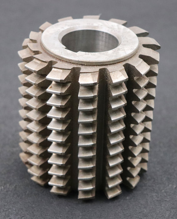 Bild des Artikels PWS-Zahnrad-Wälzfräser-gear-hob-m=-3,0mm-20°-EGW-BPII-DIN-3972-Ø101x108xØ40mm