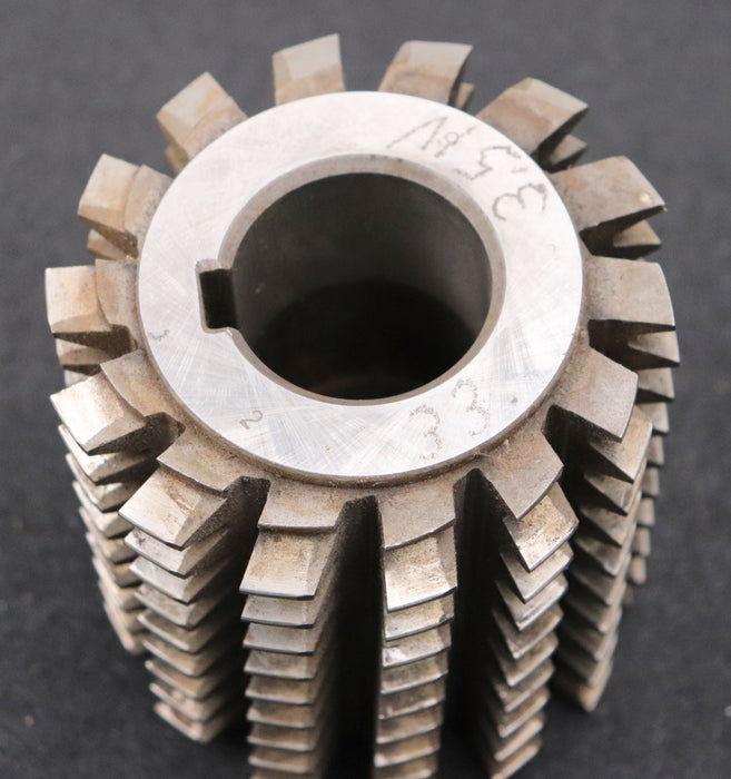 Bild des Artikels PWS-Zahnrad-Wälzfräser-gear-hob-m=-3,0mm-20°-EGW-BPIV-Ø101x108xØ40mm