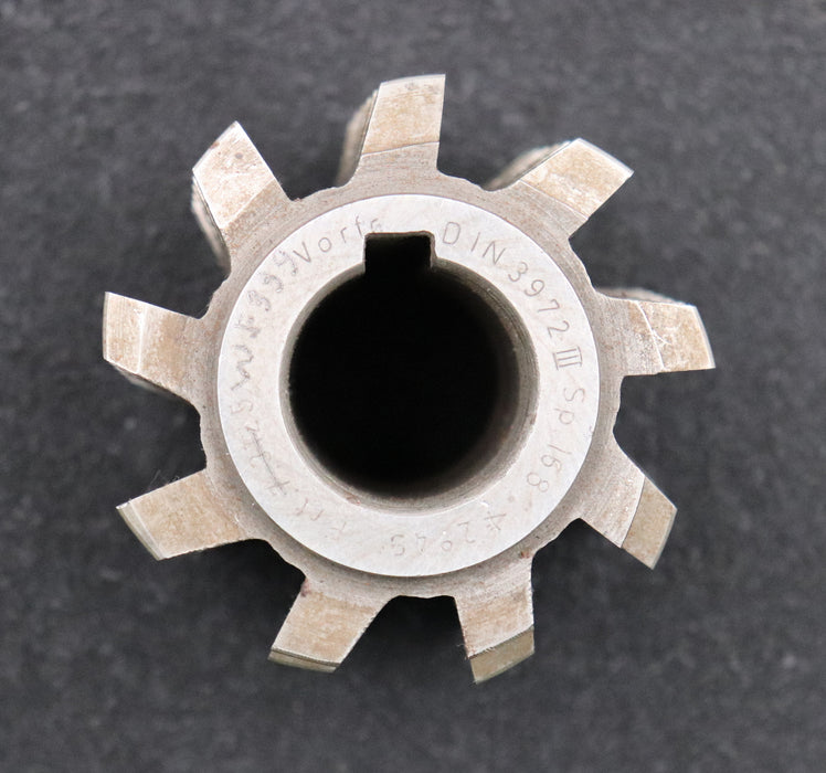 Bild des Artikels FETTE-Zahnrad-Wälzfräser-m=-3,25mm-EGW-20°-BPIII-nach-DIN-3972-Ø70x70xØ27mm