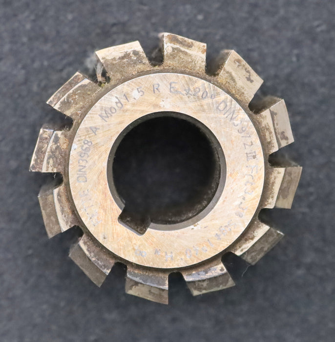 Bild des Artikels PWS-Zahnrad-Wälzfräser-m=-1,5mm-EGW-20°-BPIII-nach-DIN-3972-Ø56x39xØ22mm-LKN