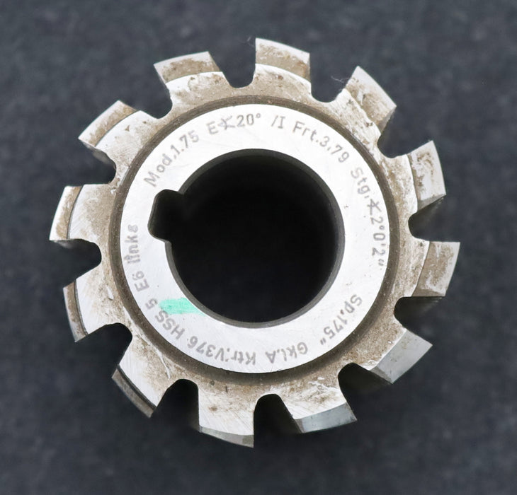 Bild des Artikels DROGEMEYER-Zahnrad-Wälzfräser-m=-1,75mm-EGW-20°-BPI-nach-DIN-3972