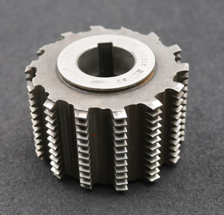 Bild des Artikels LEIMBACH-Zahnrad-Wälzfräser-m=-1,5mm-EGW-20°-Ø94x62xØ32mm-mit-LKN-1gg.-Rechts