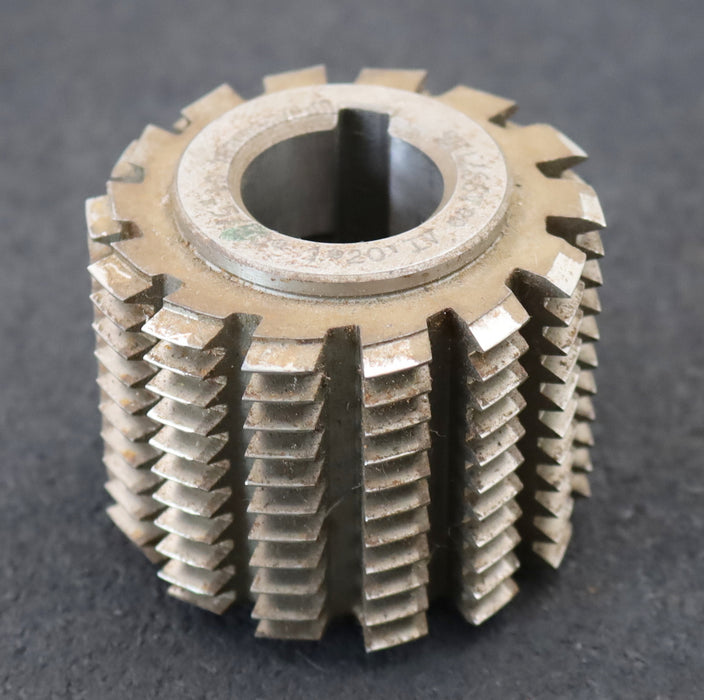 Bild des Artikels PWS-Zahnrad-Wälzfräser-m=-1,5mm-EGW-20°-BPIV-nach-DIN-3972-Ø70x58xØ27mm-mit-LKN