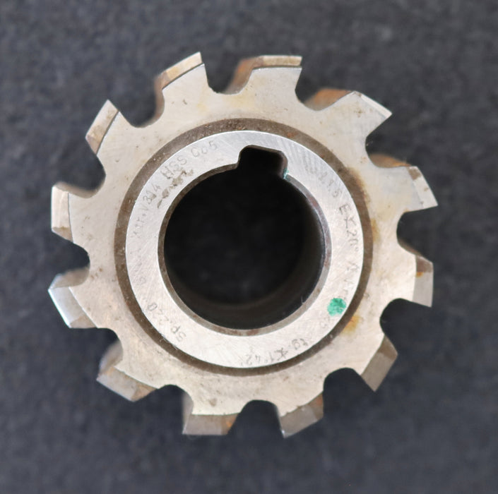 Bild des Artikels DROGEMEYER-Zahnrad-Wälzfräser-m=-1,5mm-EGW-20°-Ø55x39xØ22mm-mit-LKN-1gg.-Rechts