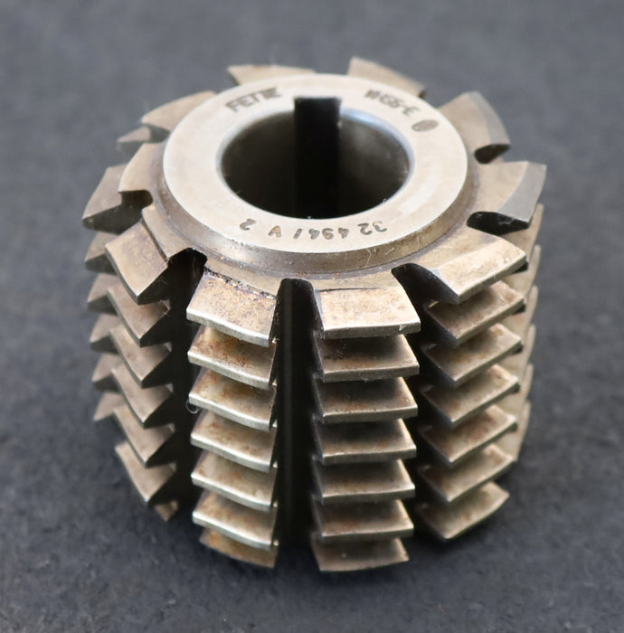Bild des Artikels FETTE-Zahnrad-Wälzfräser-m=-2,5mm-EGW-20°-BPI-DIN-3972-Ø69x57xØ27mm-mit-LKN
