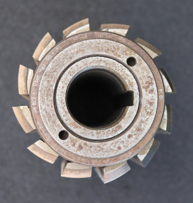 Bild des Artikels FETTE-Zahnrad-Wälzfräser-m=-2,0mm-EGW-20°-BPI-nach-DIN-3972-Ø81x90xØ27mm-mit-LKN