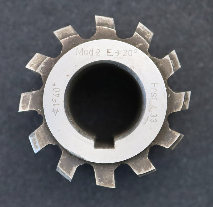 Bild des Artikels LENZEN-Zahnrad-Wälzfräser-m=-2,0mm-EGW-20°-Ø75x71xØ32mm-mit-LKN-1gg.-Rechts