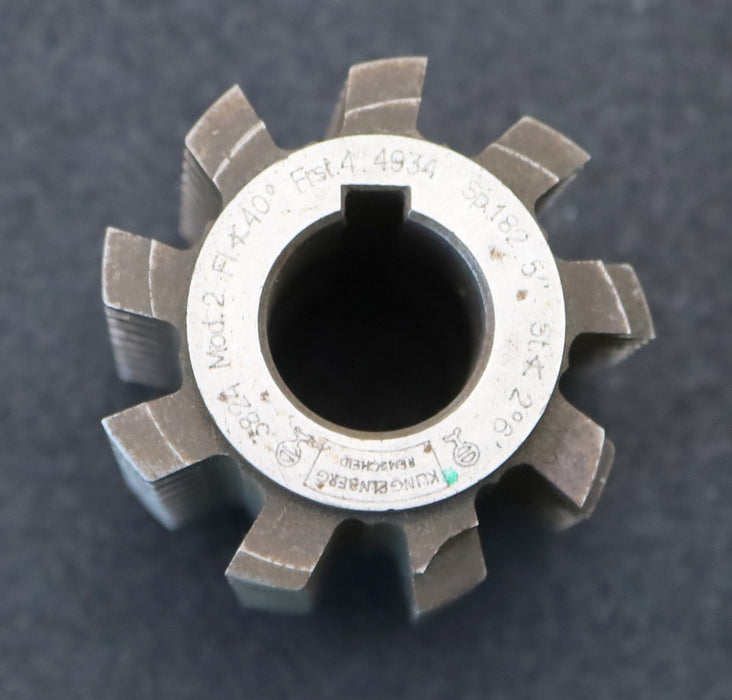 Bild des Artikels KLINEGLNBERG-Zahnrad-Wälzfräser-m=-2,0mm-EGW-20°-BPII-nach-DIN-3972-Ø58x64xØ22mm