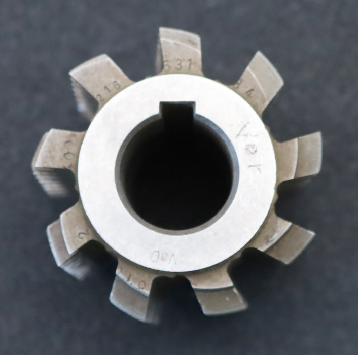 Bild des Artikels KLINEGLNBERG-Zahnrad-Wälzfräser-m=-2,0mm-EGW-20°-BPII-nach-DIN-3972-Ø58x64xØ22mm