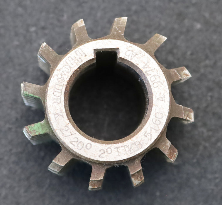 Bild des Artikels PWS-Zahnrad-Wälzfräser-m=-2,0mm-EGW-20°-BPII-DIN-3972-Ø63x48xØ27mm-mit-LKN