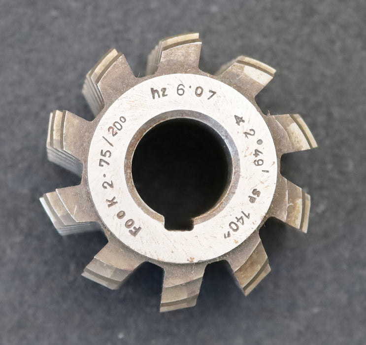 Bild des Artikels Zahnrad-Wälzfräser-m=-2,75mm-EGW-20°-Ø65x56xØ22mm-mit-LKN-1gg.-Rechts