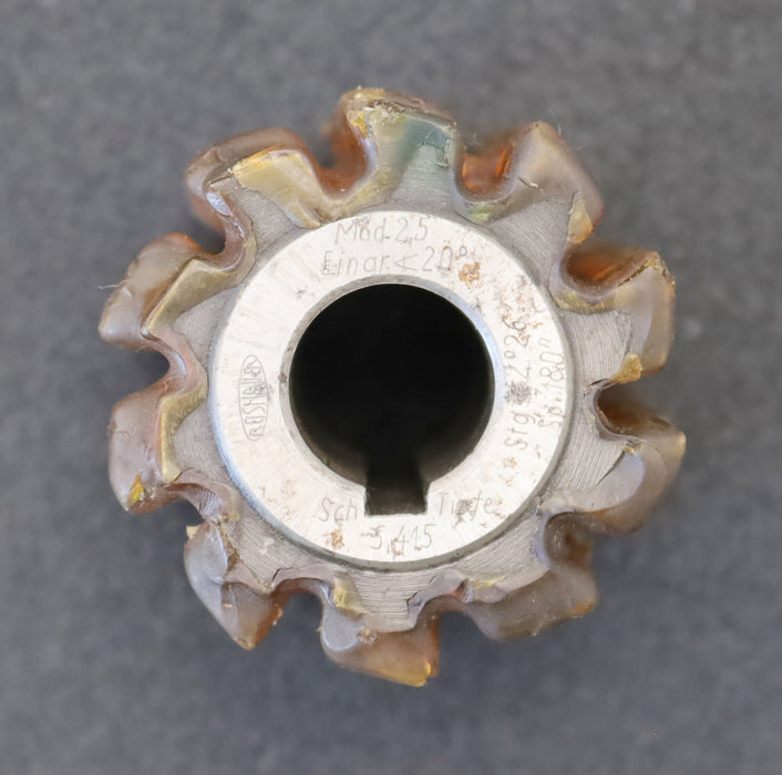 Bild des Artikels REISHAUER-Zahnrad-Wälzfräser-m=-2,5mm-EGW-20°-Ø66x66xØ22mm-mit-LKN-1gg.-Rechts